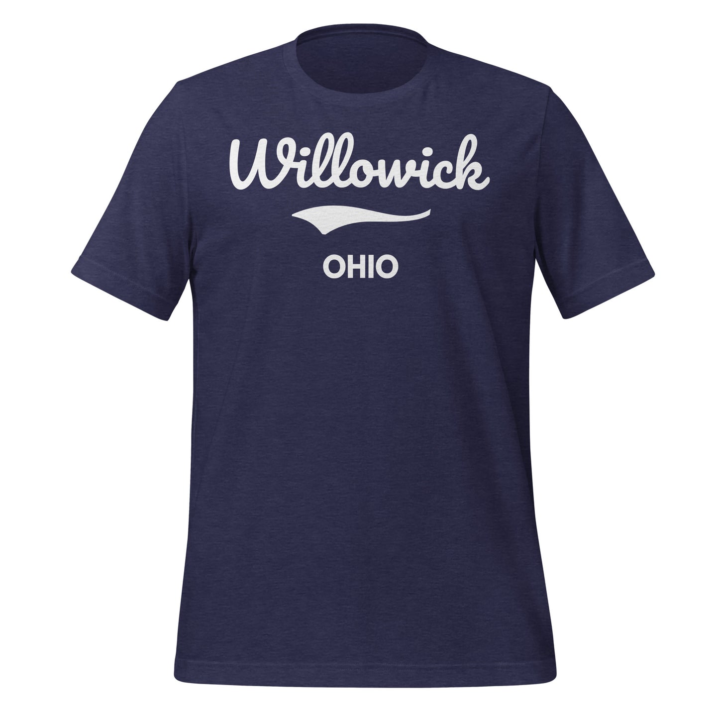 Willowick Ohio Script Short Sleeve Unisex t-shirt