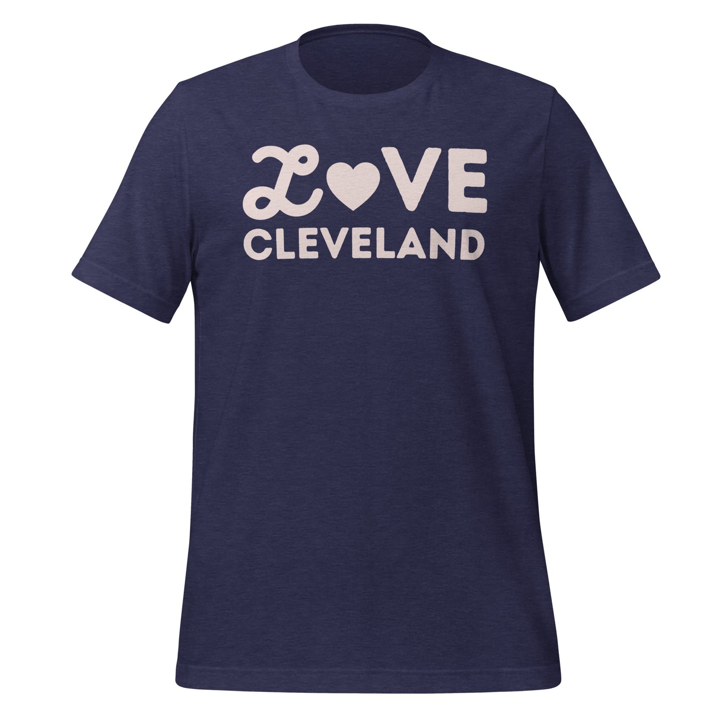 Cleveland Ohio Valentine's Day Short Sleeve Unisex T-shirt