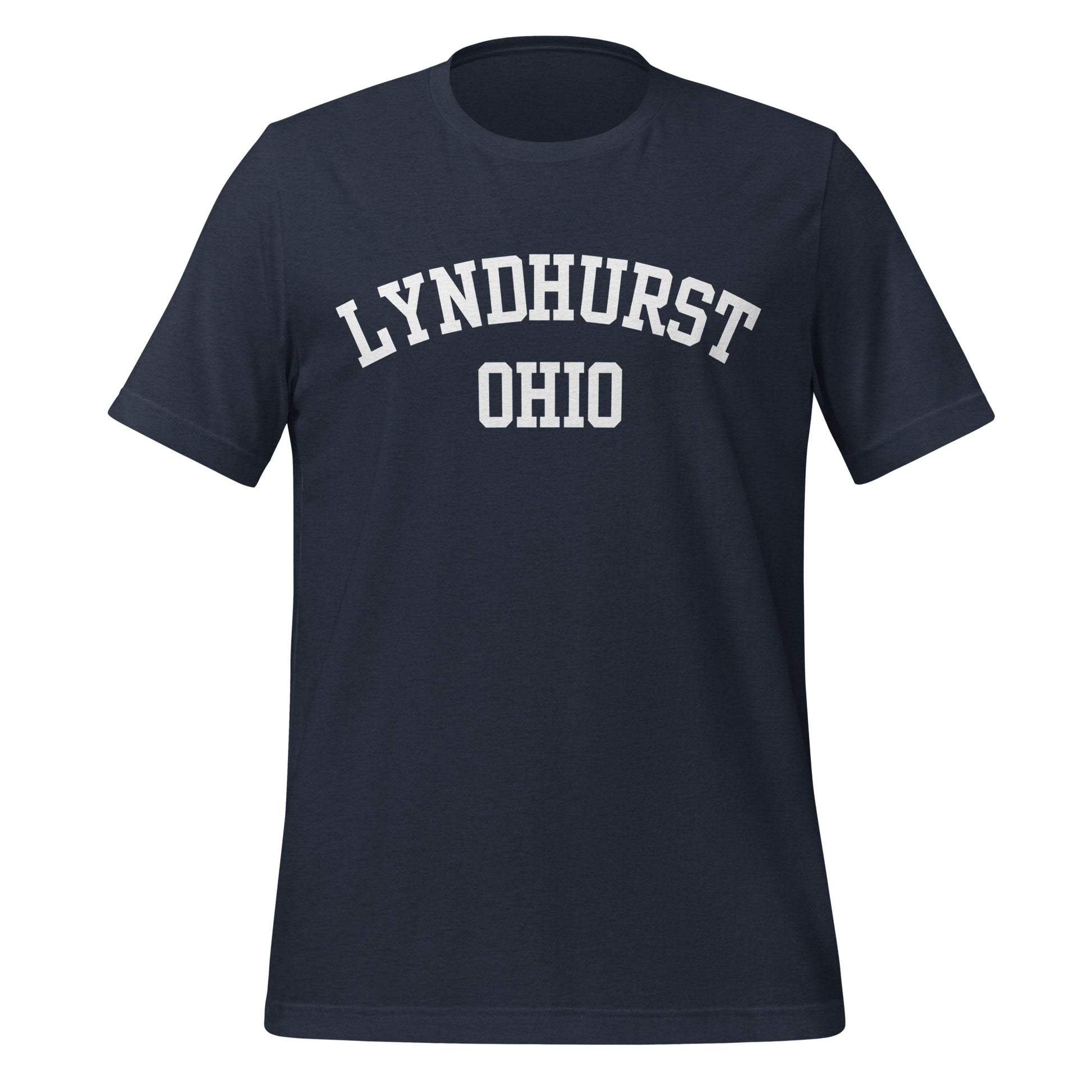 Lyndhurst Ohio Block Short Sleeve Unisex T-Shirt