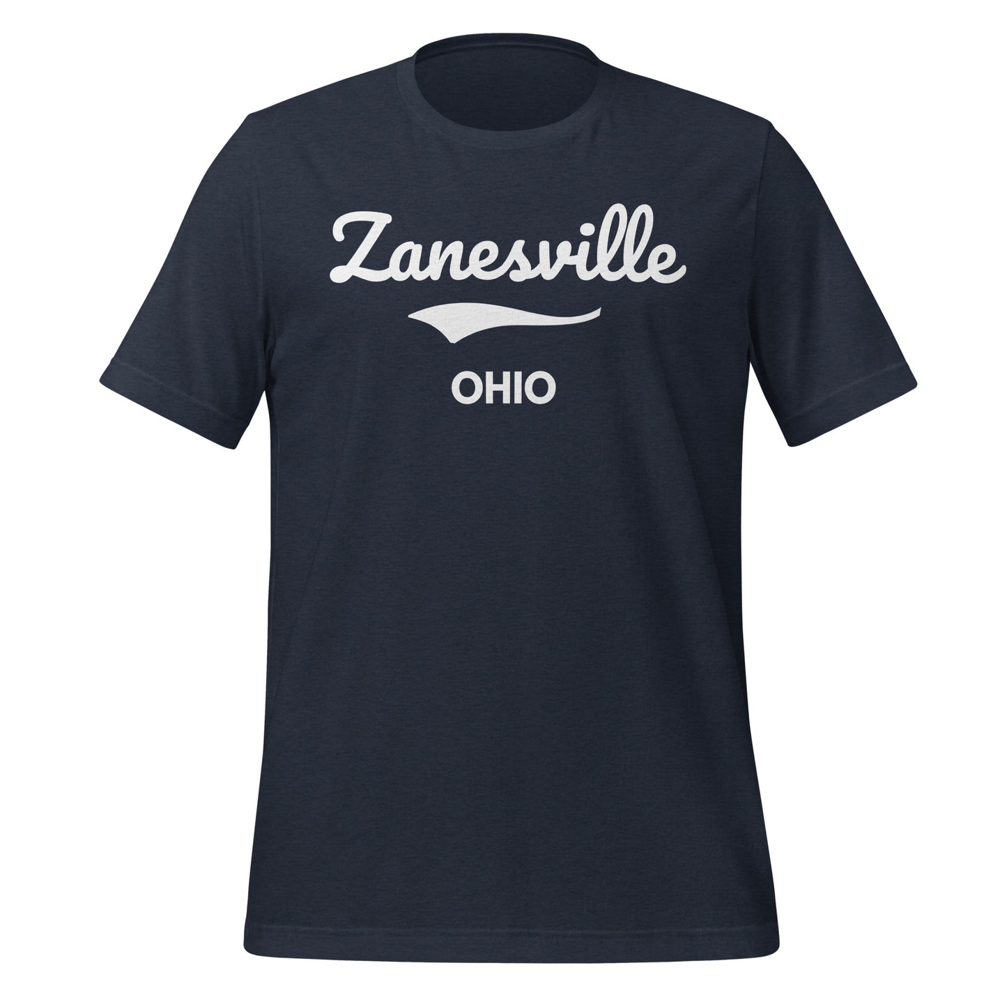 Zanesville Ohio Script Short Sleeve Unisex T-shirt