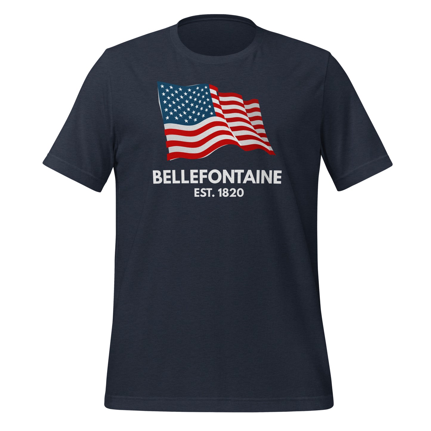 Bellefontaine Ohio USA Short Sleeve Unisex T-shirt
