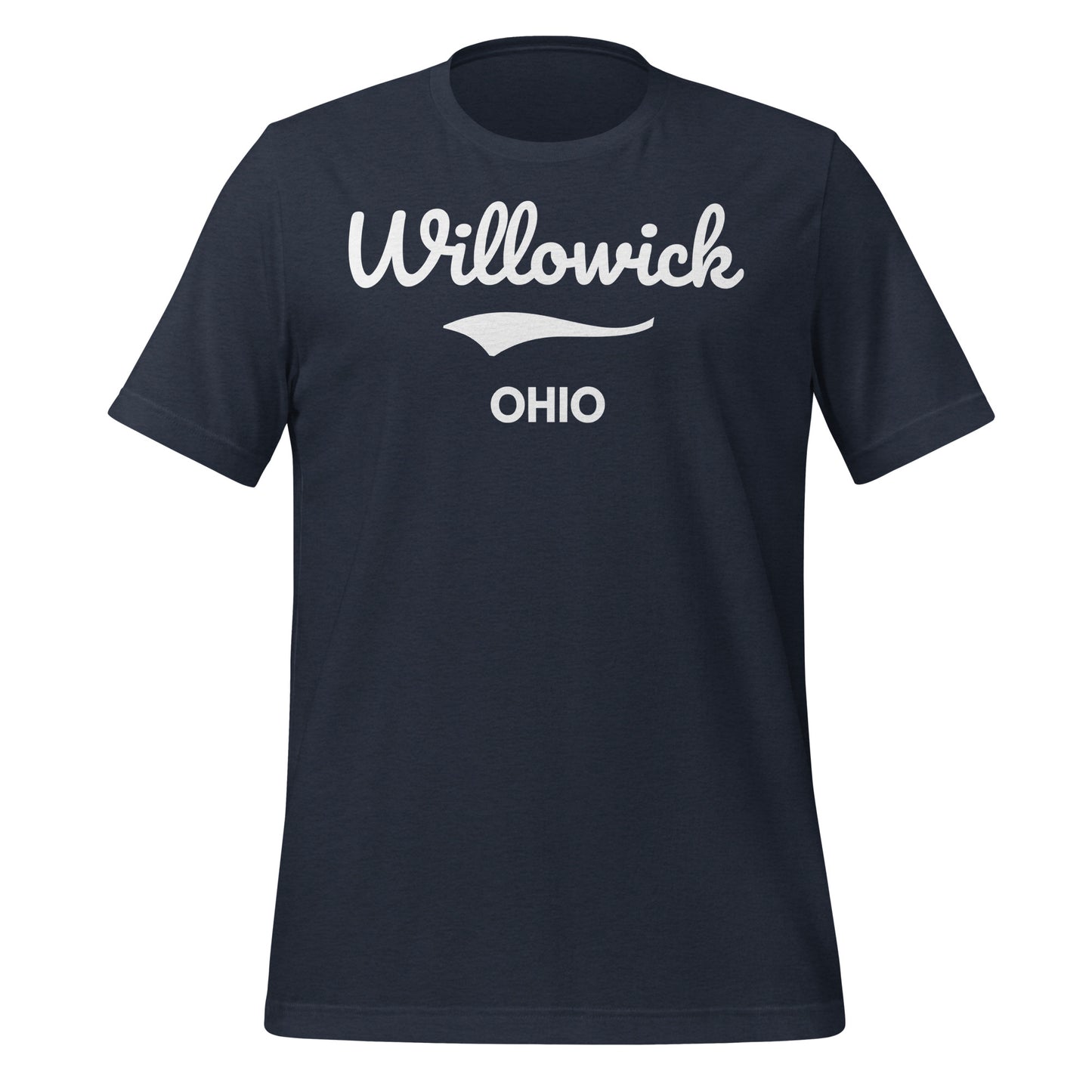 Willowick Ohio Script Short Sleeve Unisex t-shirt
