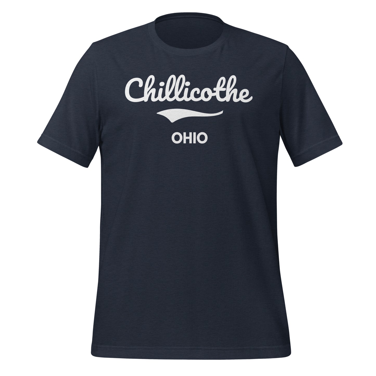 Chillicothe Ohio Script Short Sleeve Unisex t-shirt