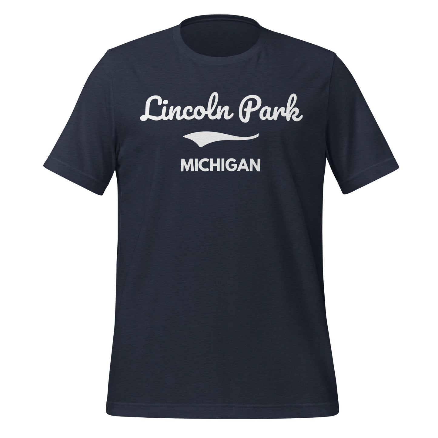 Lincoln Park, Michigan Script Short Sleeve Unisex T-Shirt