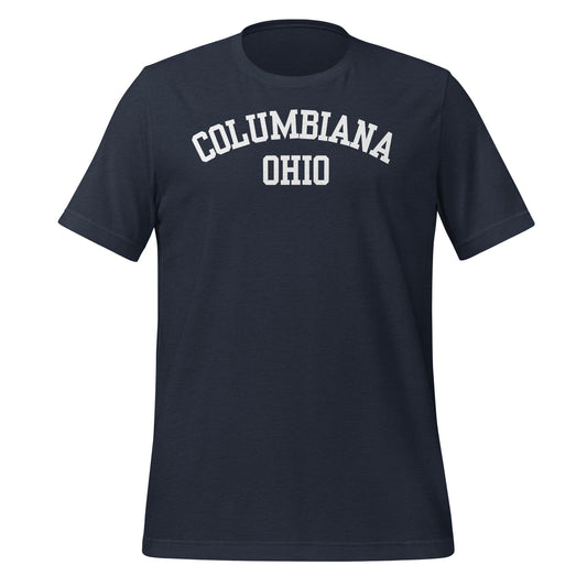 Columbiana Ohio Block Unisex T-Shirt