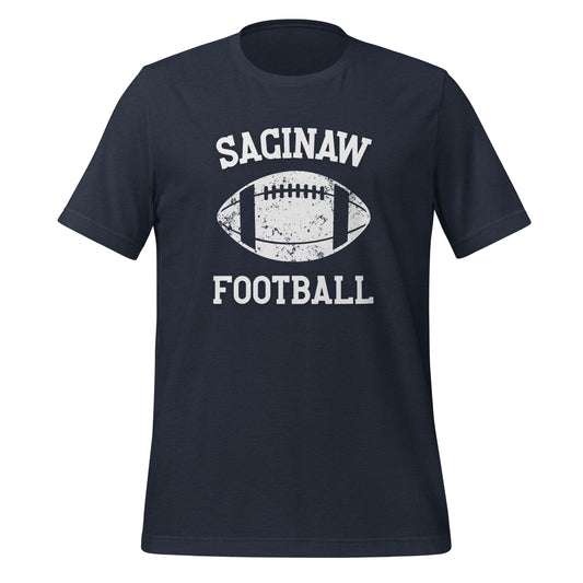 Saginaw Michigan Football Short Sleeve Unisex t-shirt