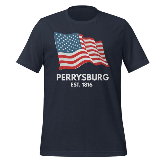 Perrysburg Ohio Fourth of July Short Sleeve Unisex t-shirt