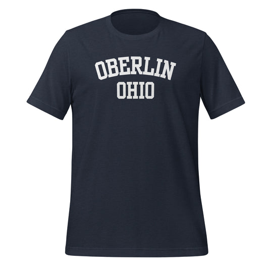Oberlin Ohio Block Short Sleeve Unisex t-shirt