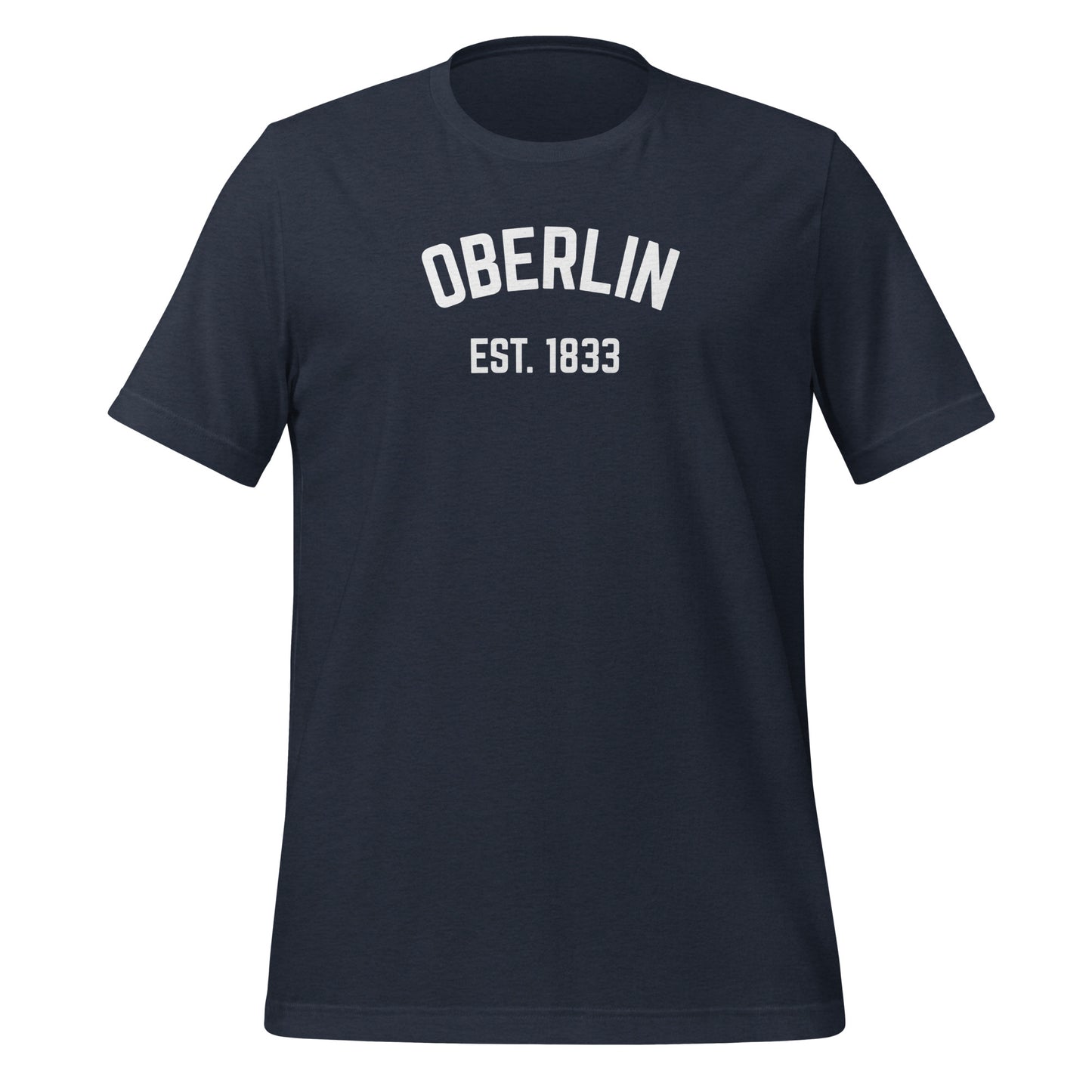 Oberlin Ohio EST Short Sleeve Unisex t-shirt