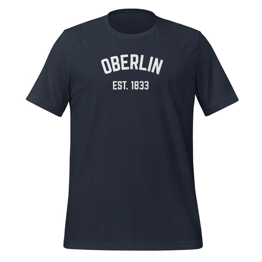 Oberlin Ohio EST Short Sleeve Unisex t-shirt