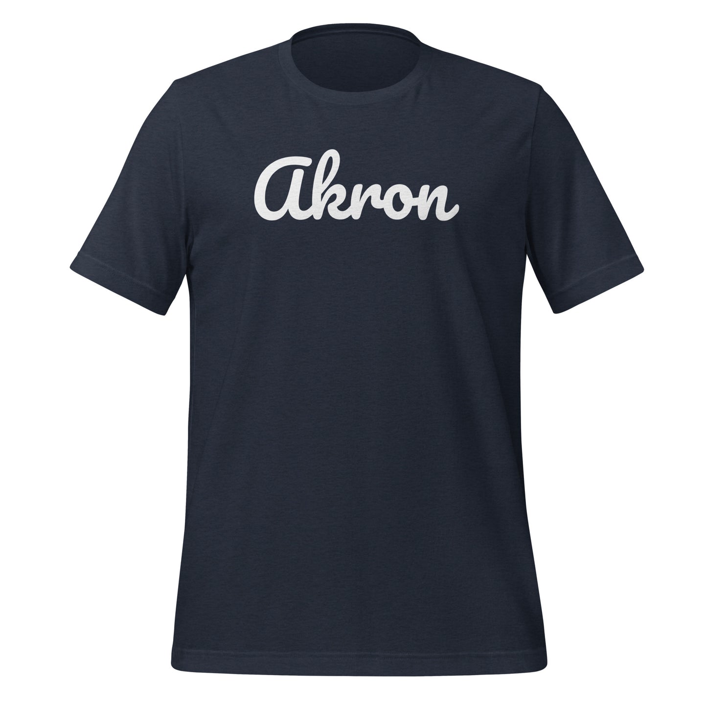 Akron Ohio Solo Script Unisex T-shirt