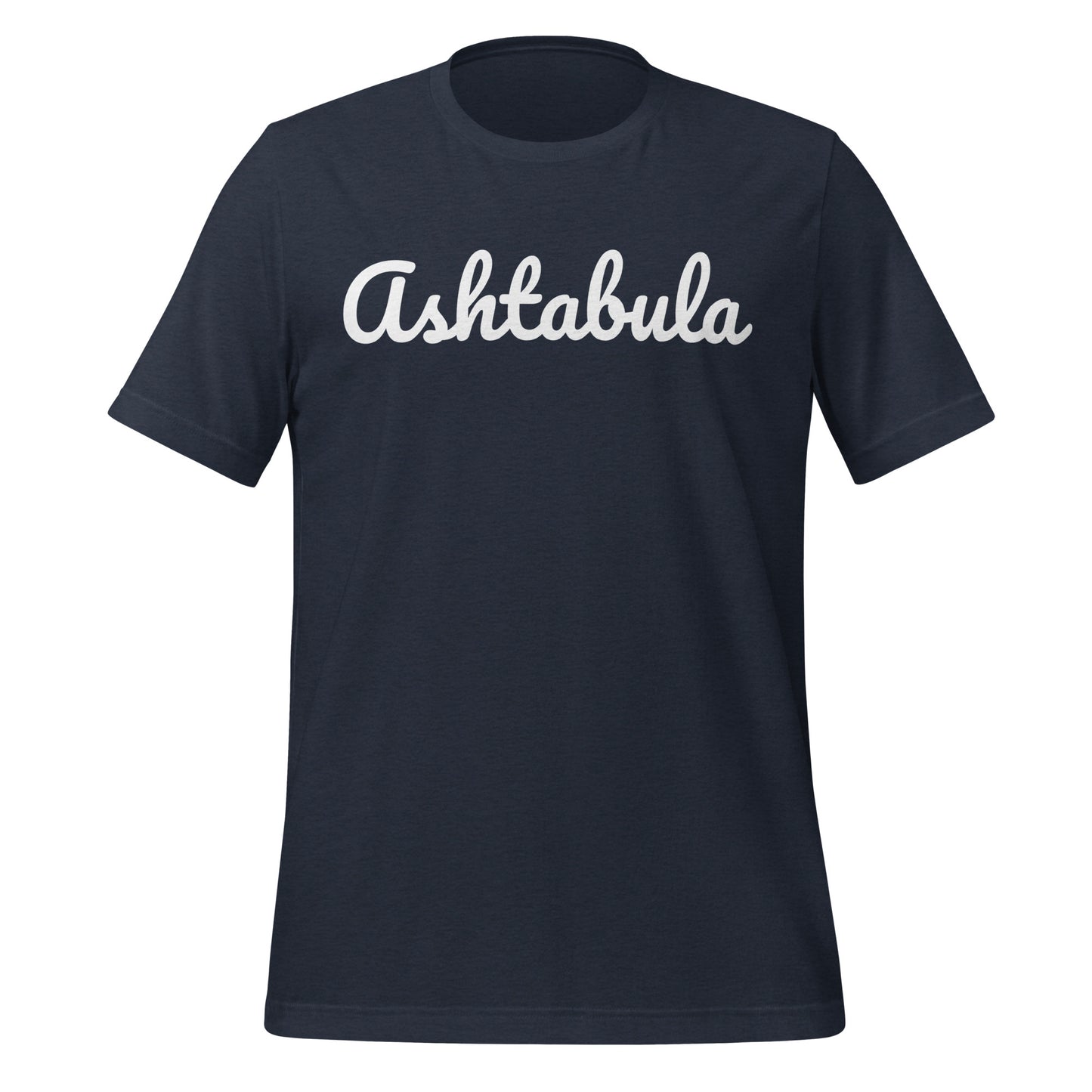 Ashtabula Ohio Solo Script Unisex t-shirt