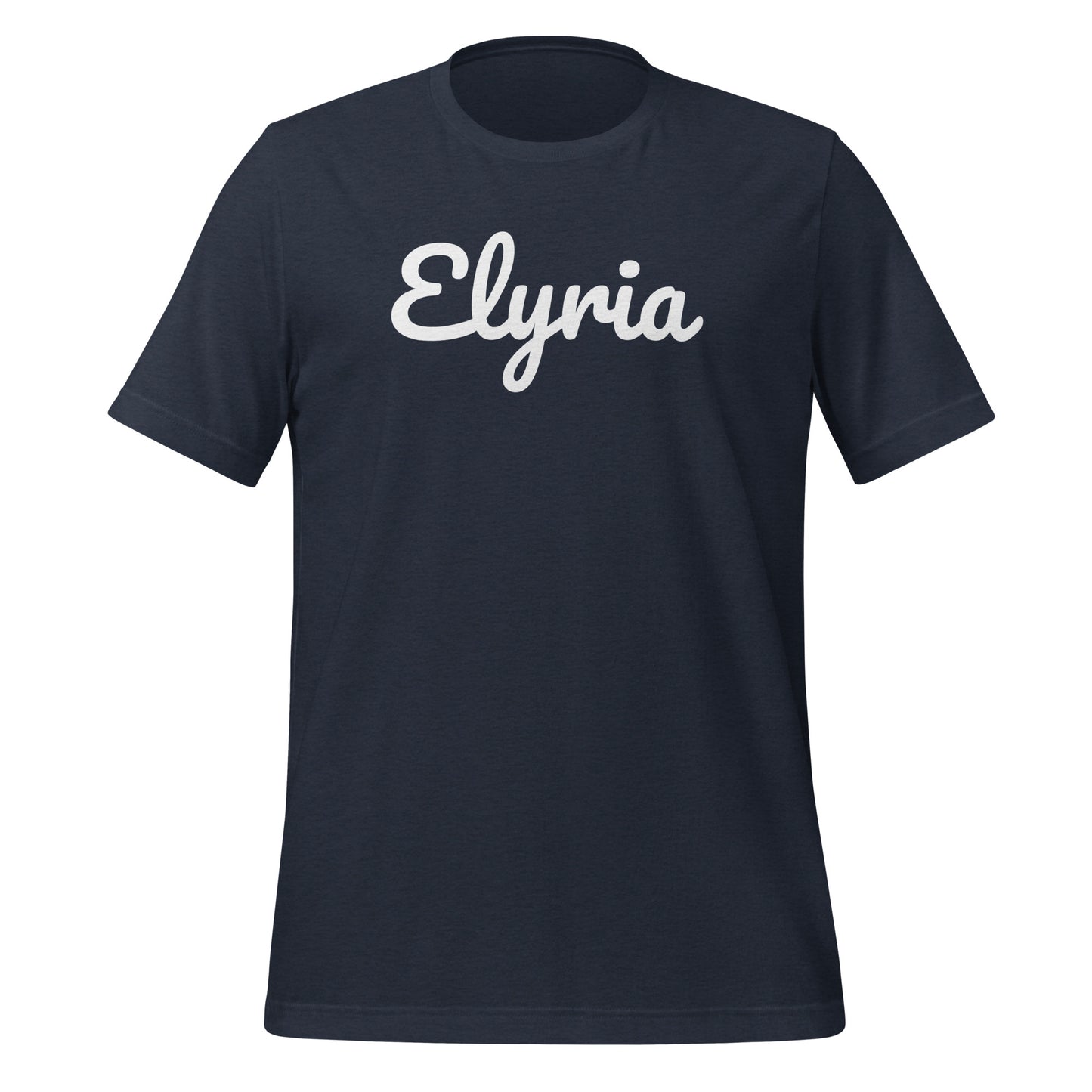 Elyria Ohio Solo Script Unisex t-shirt