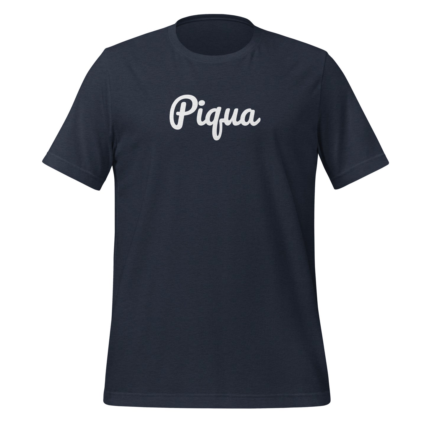 Piqua Ohio Solo Script Unisex t-shirt