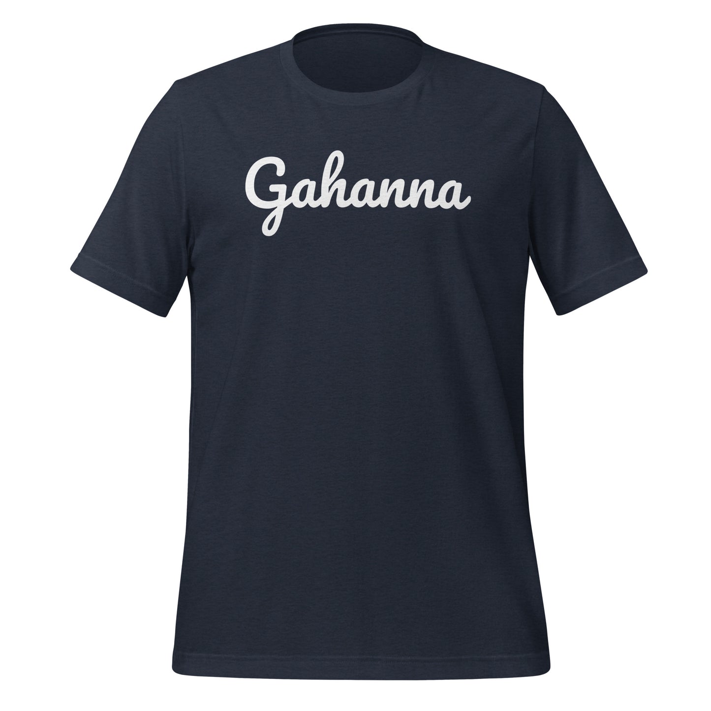 Gahanna Ohio Solo Script Unisex t-shirt