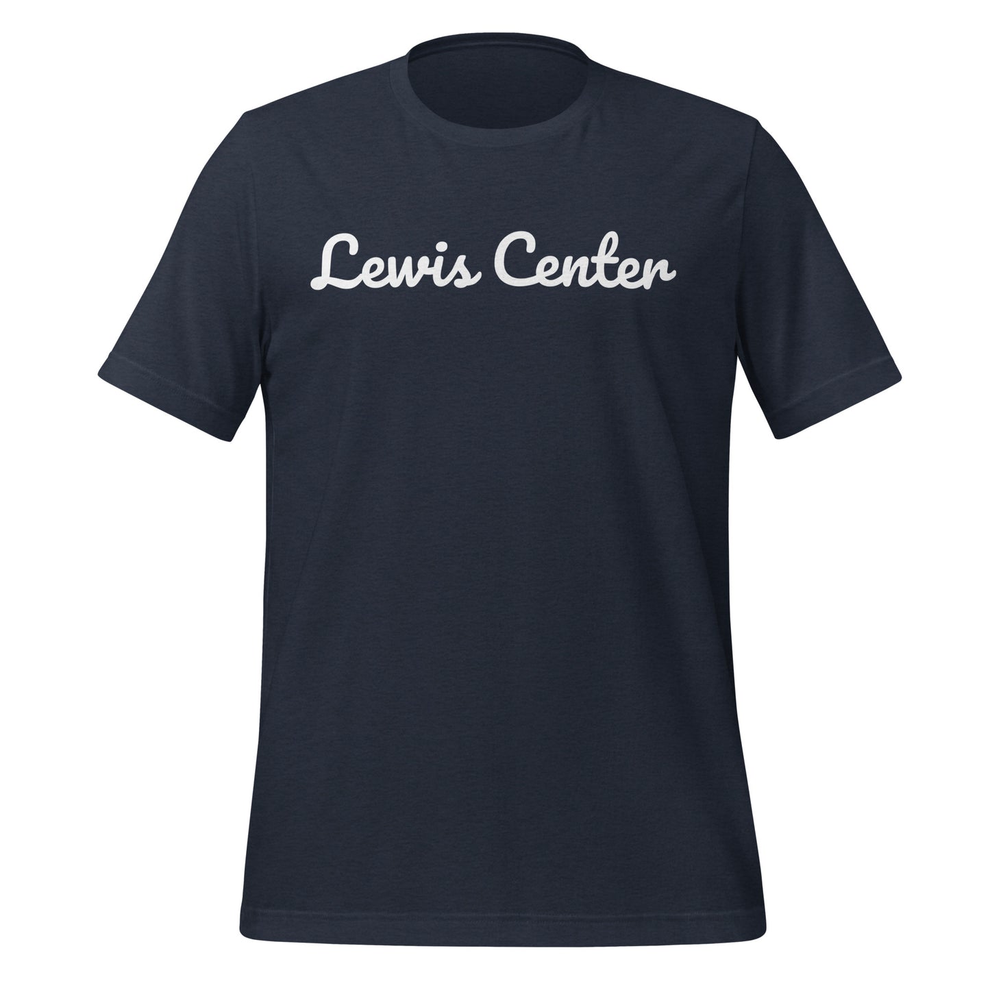 Lewis Center Ohio Solo Script Unisex t-shirt