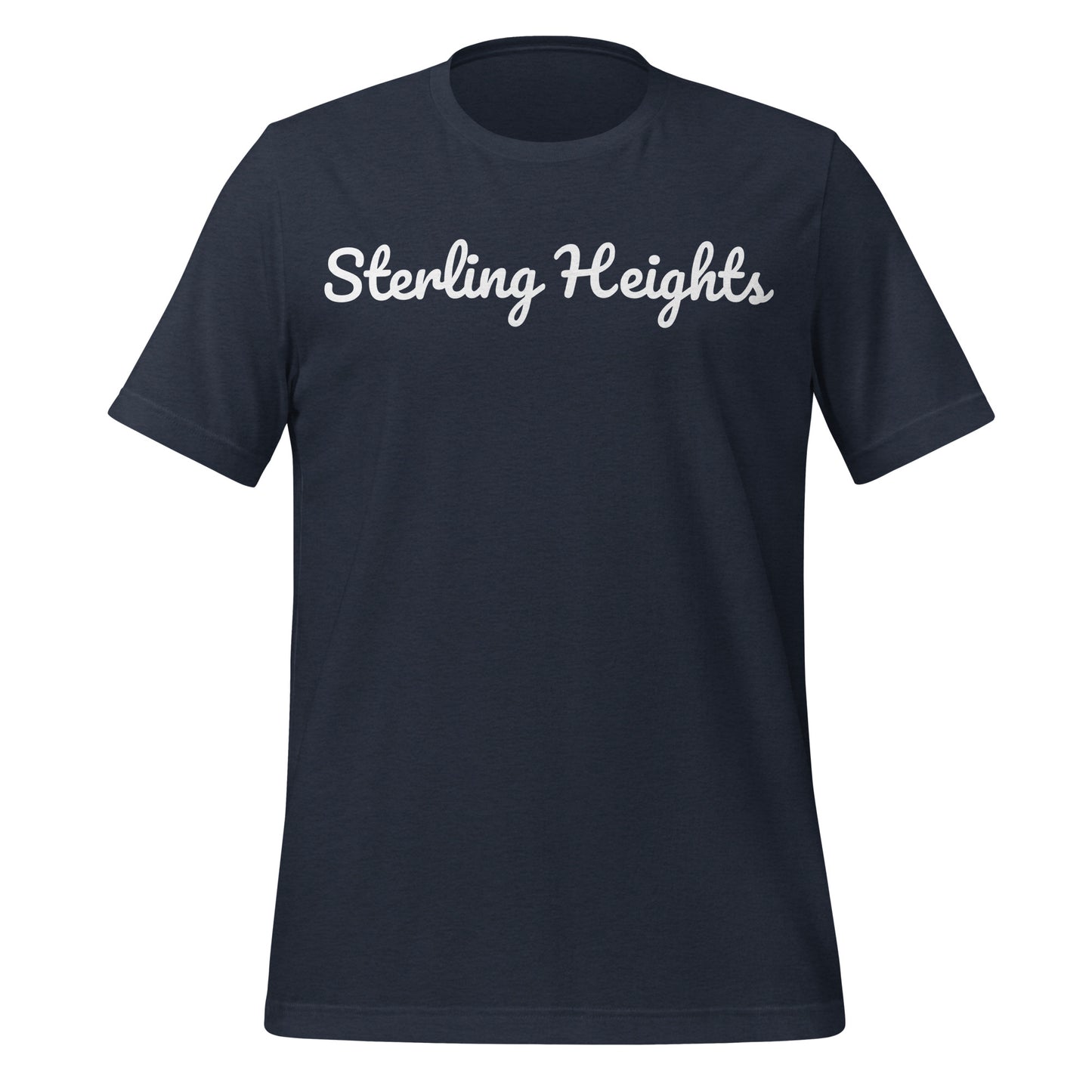 Sterling Heights, Michigan Solo Script Unisex T-Shirt
