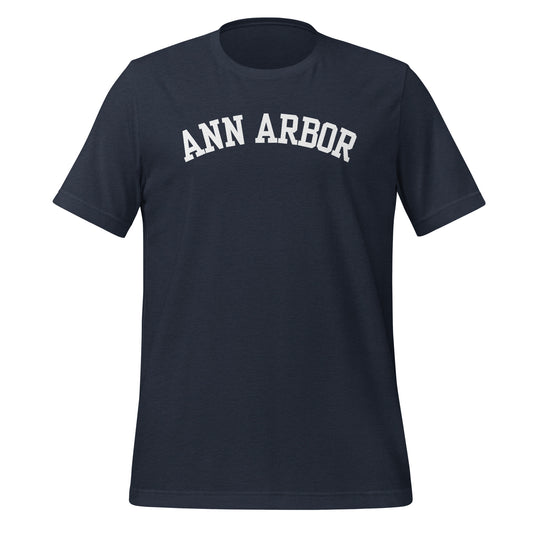 Ann Arbor, Michigan Solo Block Unisex t-shirt