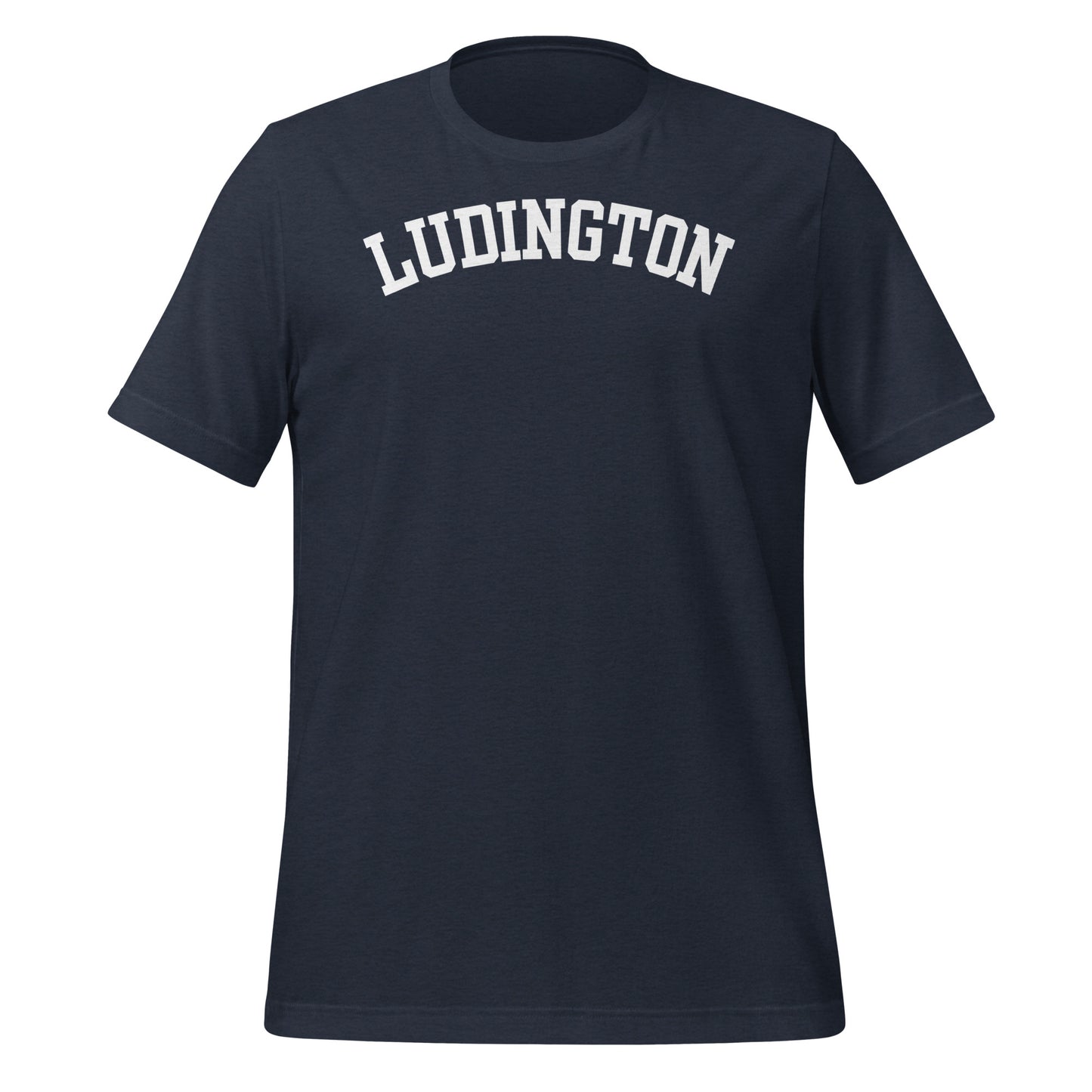 Ludington, Michigan - Block Solo Unisex T-Shirt