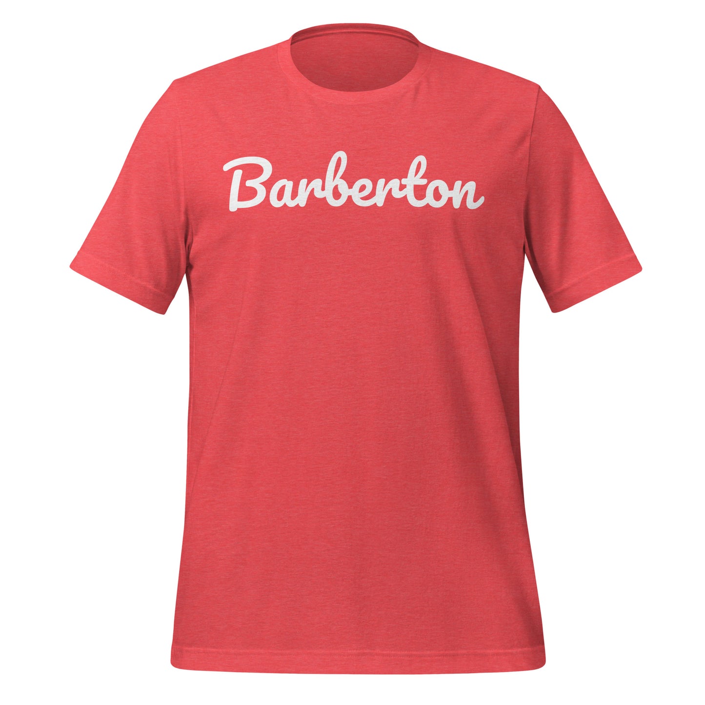 Barberton Ohio Solo Script Unisex t-shirt