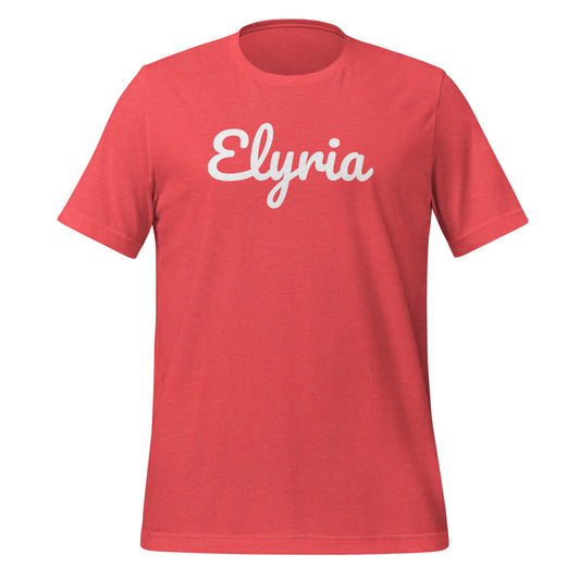 Elyria Ohio Solo Script Unisex t-shirt