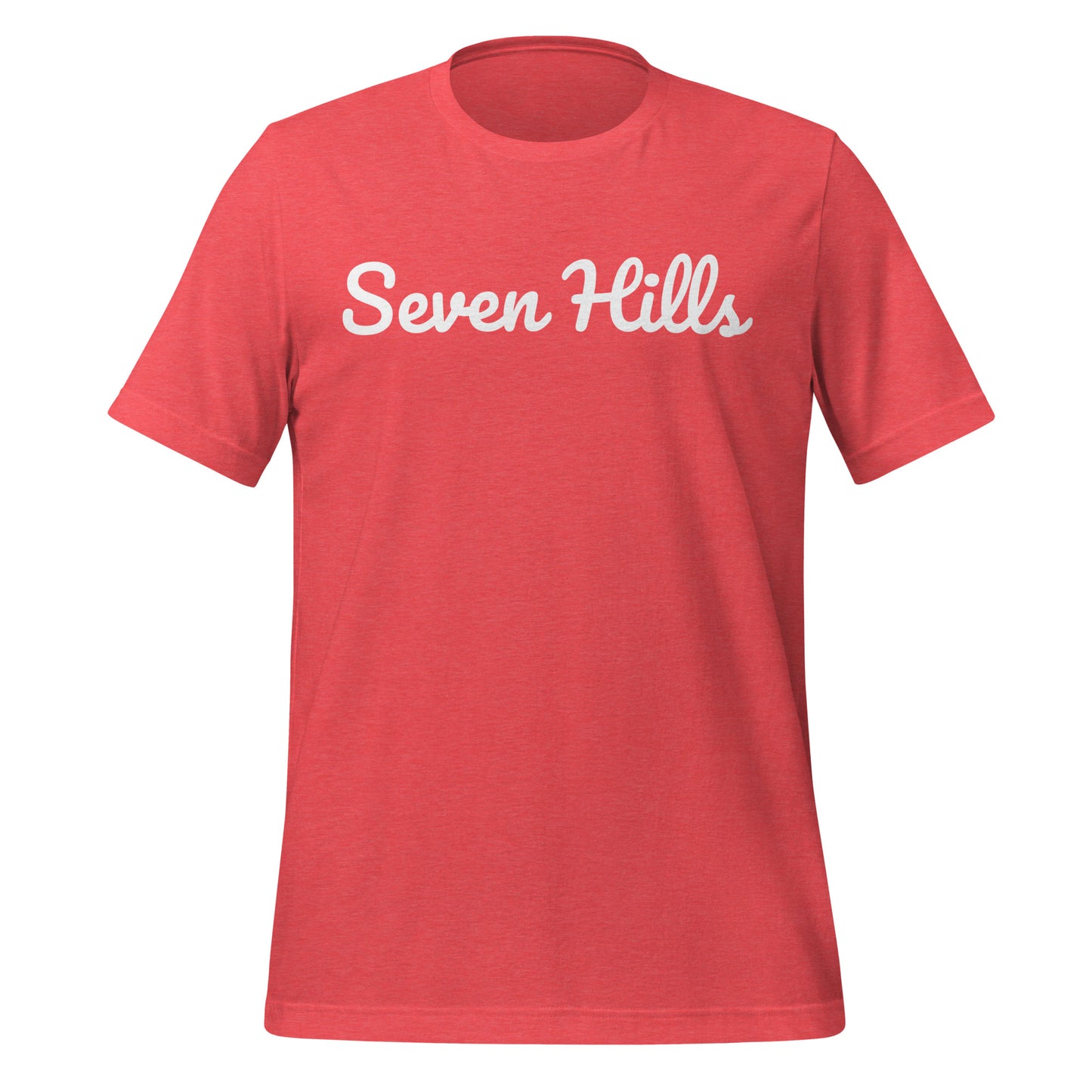 Seven Hills Ohio Solo Script Unisex t-shirt