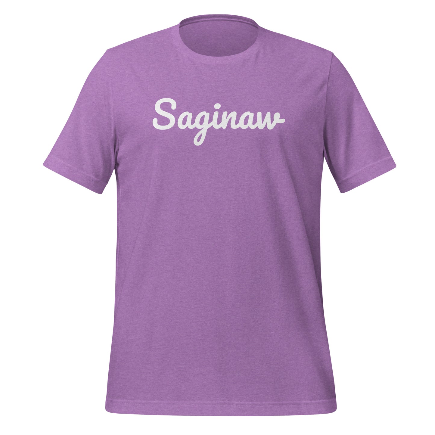 Saginaw Michigan Solo Script Unisex t-shirt