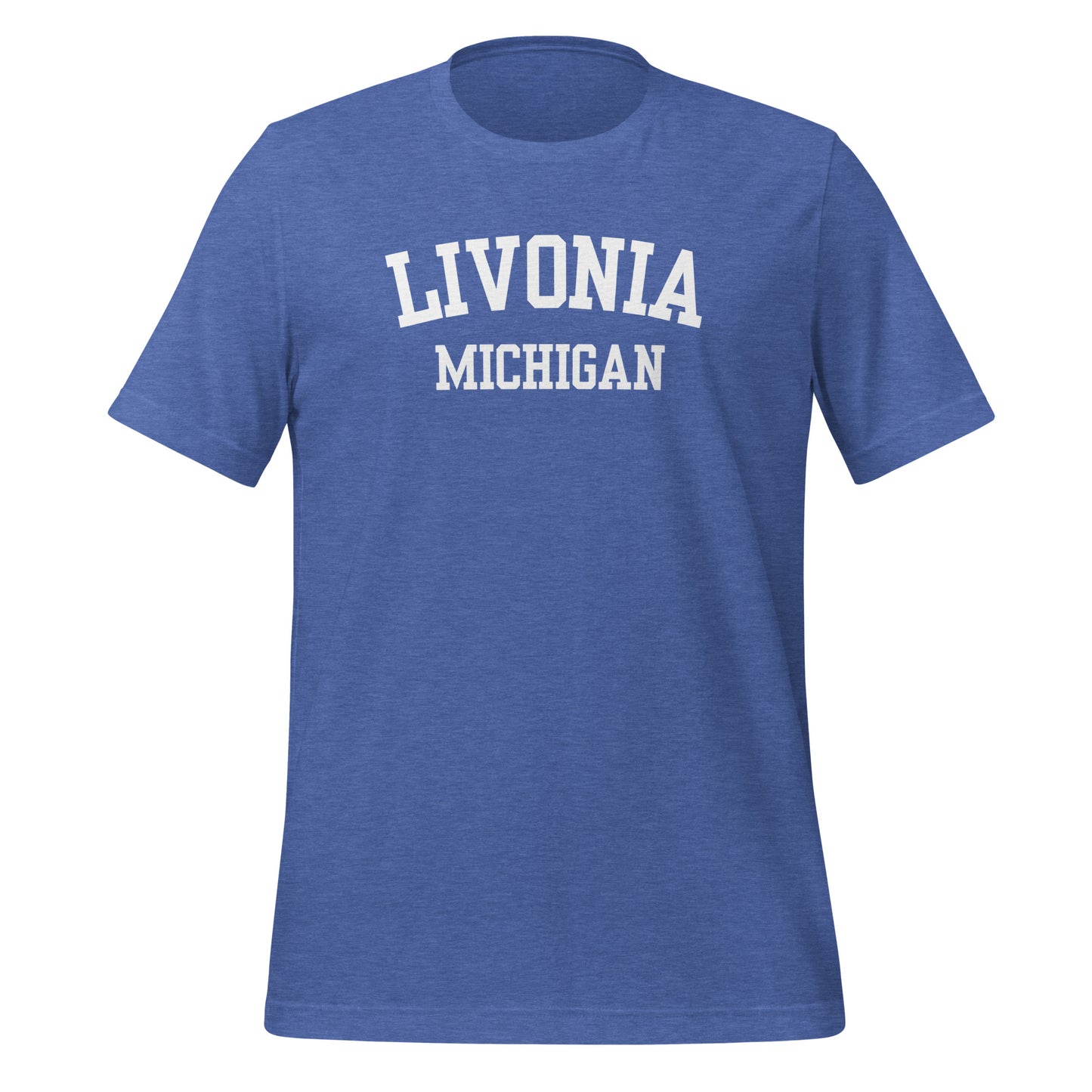 Livonia Michigan Block Short Sleeve Unisex T-Shirt