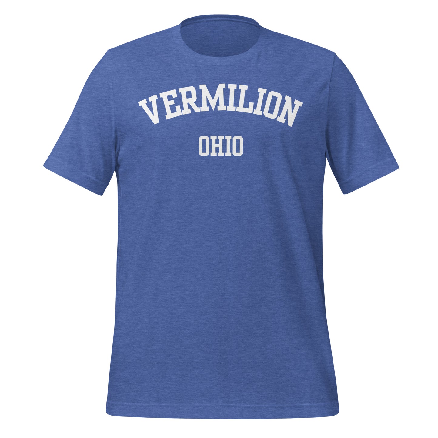 Vermilion Ohio Block Short Sleeve Unisex t-shirt