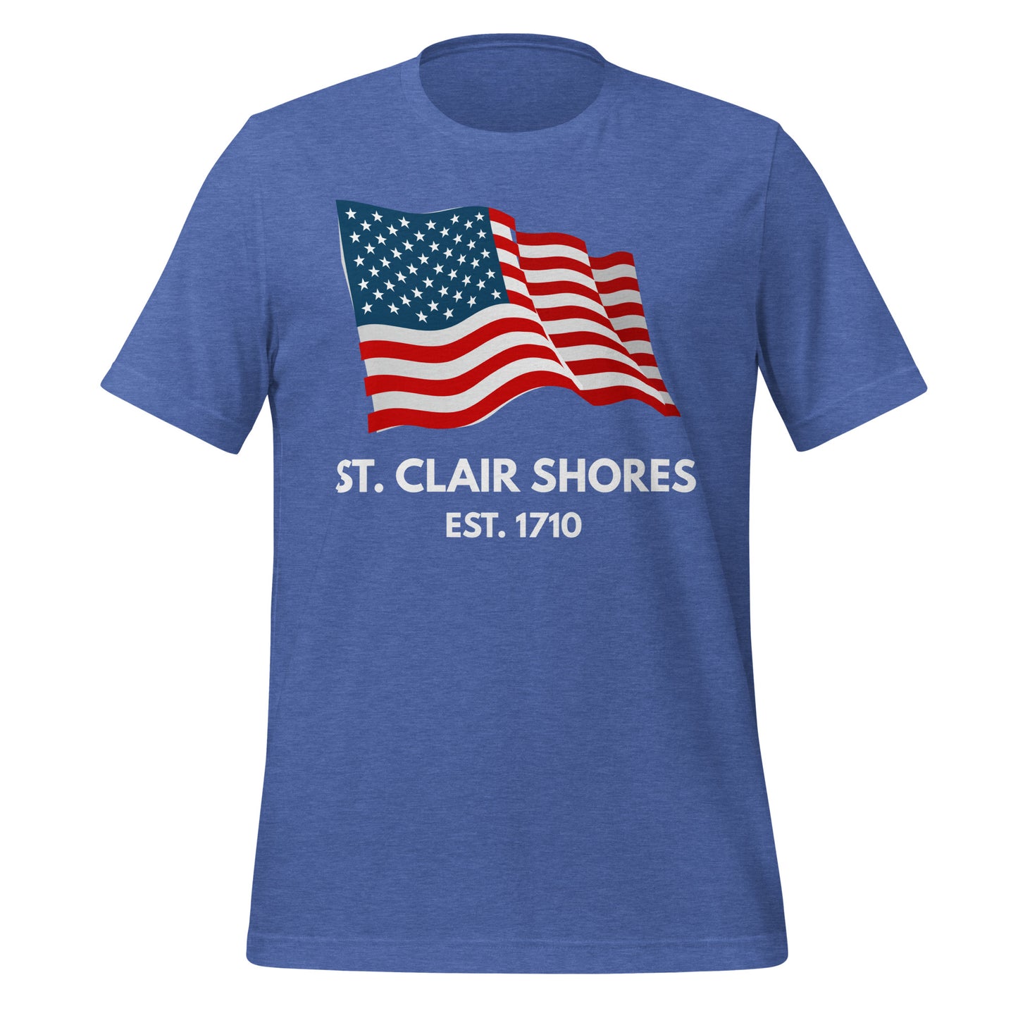 St. Clair Shores Michigan Fourth of July Short Sleeve Unisex t-shirt