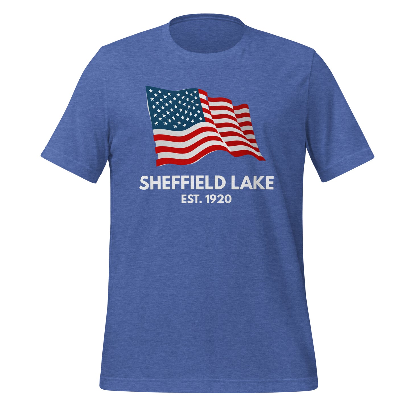 Sheffield Lake Ohio Fourth of July Short Sleeve Unisex t-shirt
