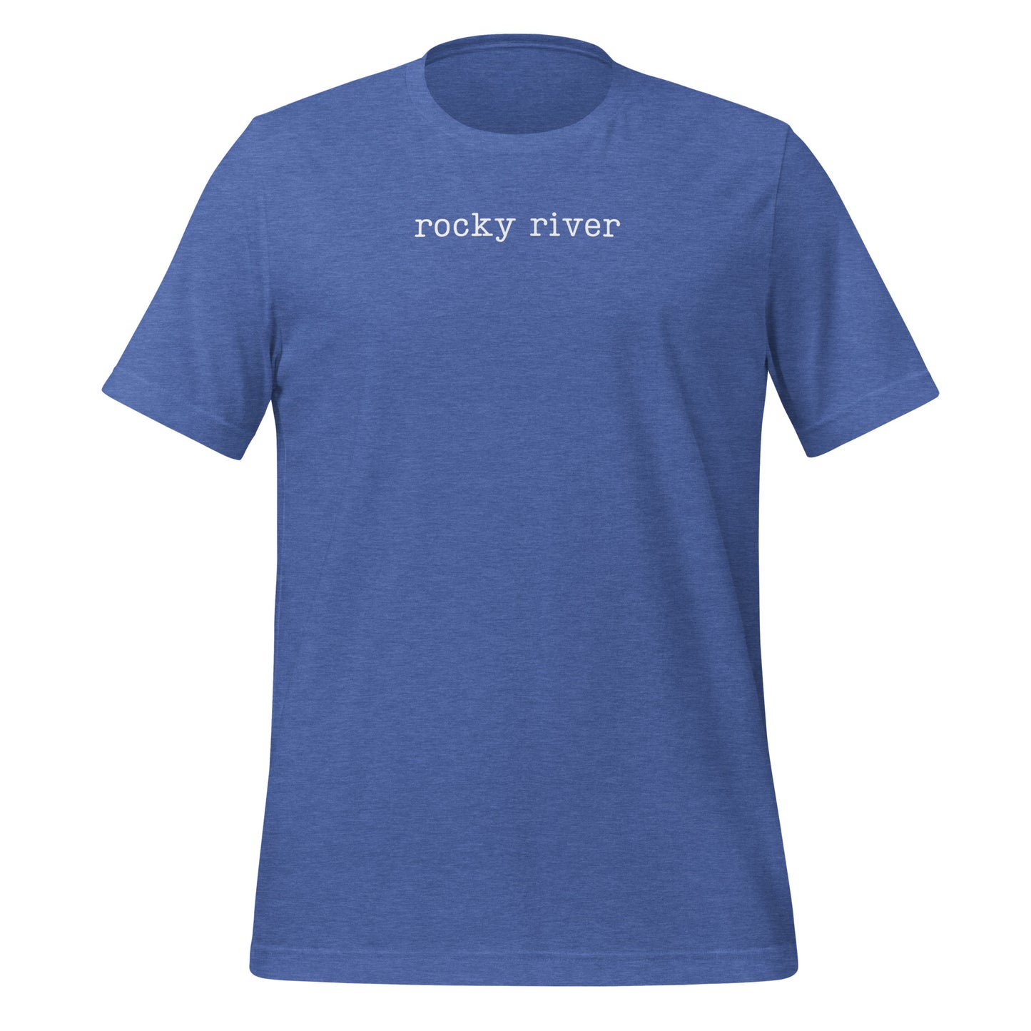 Rocky River Ohio Minimalist Short Sleeve Unisex t-shirt