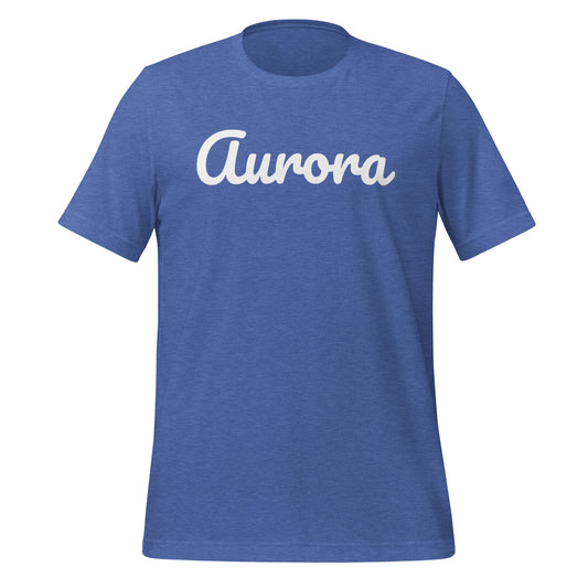Aurora Ohio Solo Script Unisex t-shirt