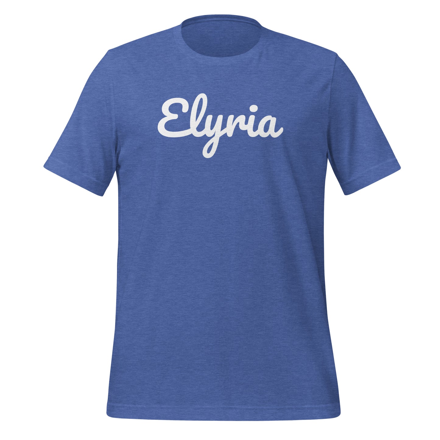 Elyria Ohio Solo Script Unisex t-shirt