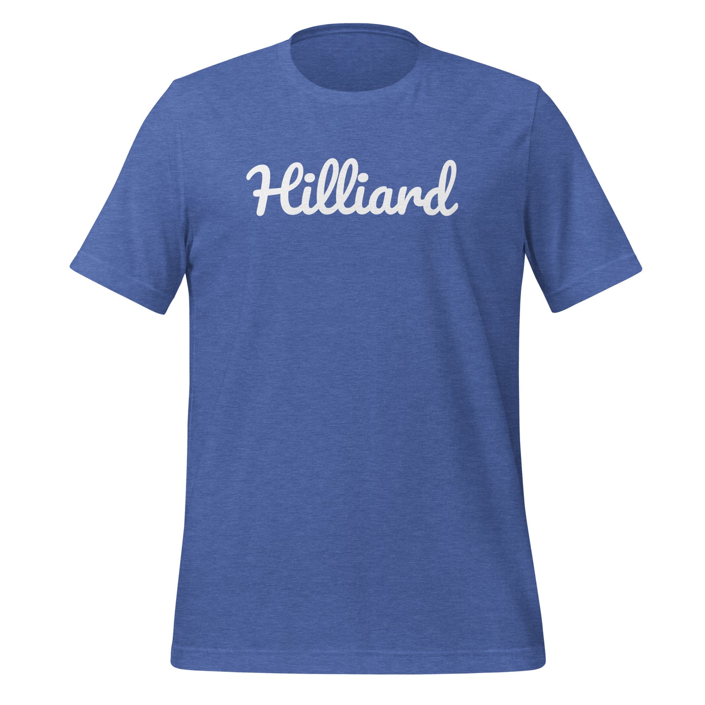Hilliard Ohio Solo Script Unisex t-shirt