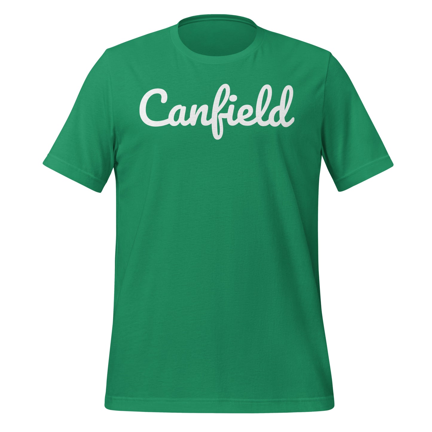 Canfield Ohio Solo Script Unisex t-shirt