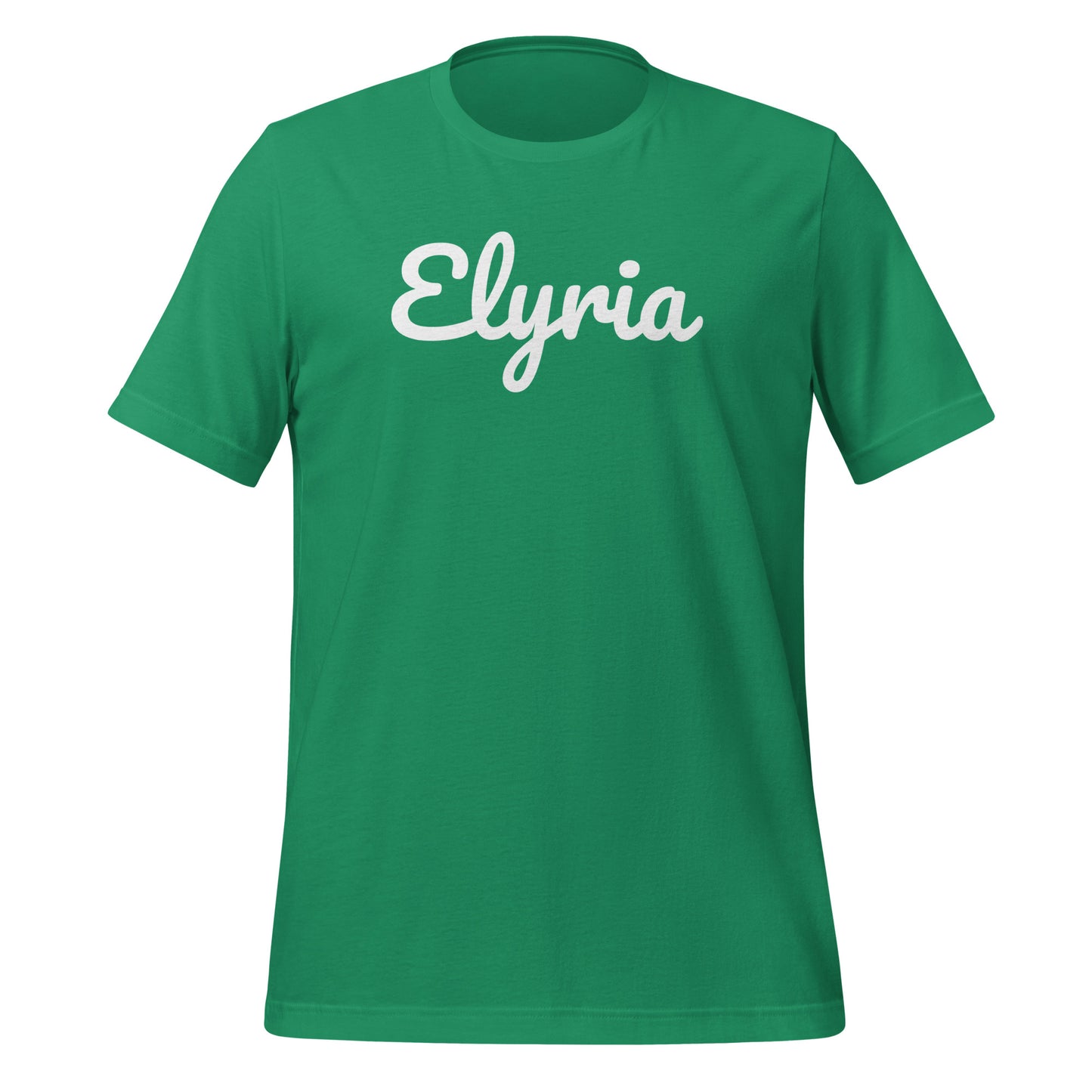 Elyria Ohio Solo Script Unisex t-shirt