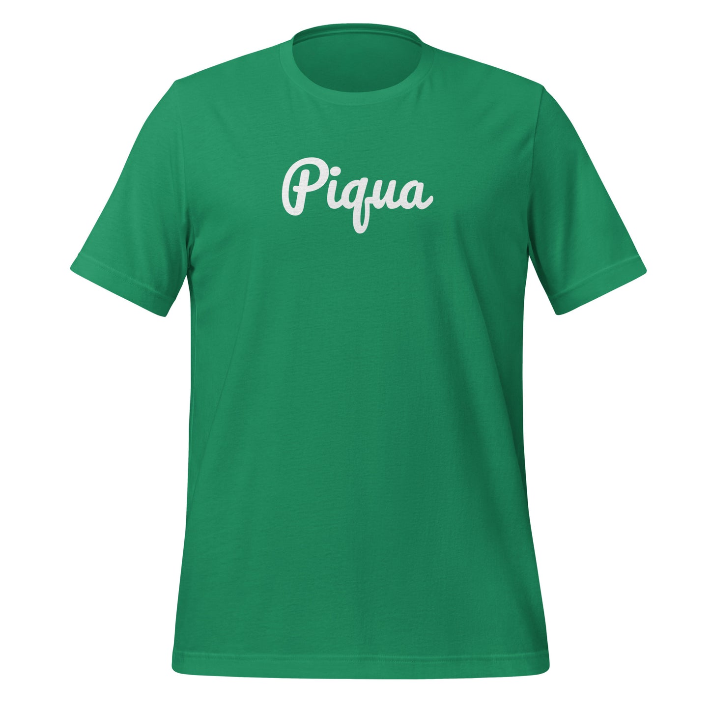 Piqua Ohio Solo Script Unisex t-shirt