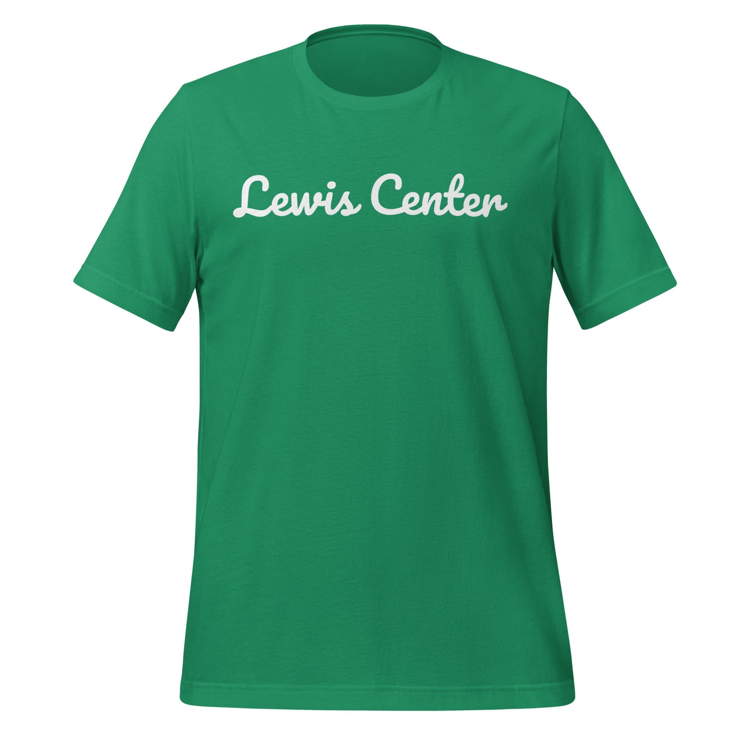 Lewis Center Ohio Solo Script Unisex t-shirt
