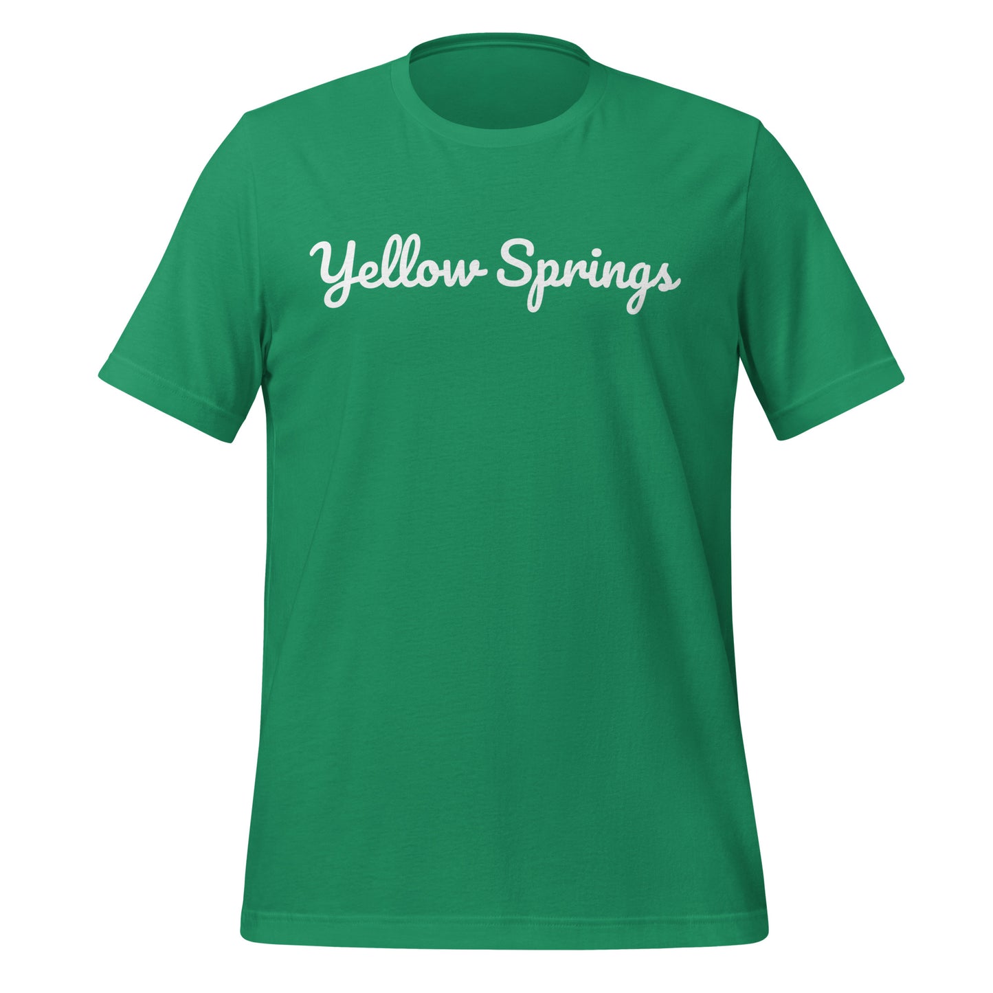 Yellow Springs Ohio Solo Script Unisex t-shirt