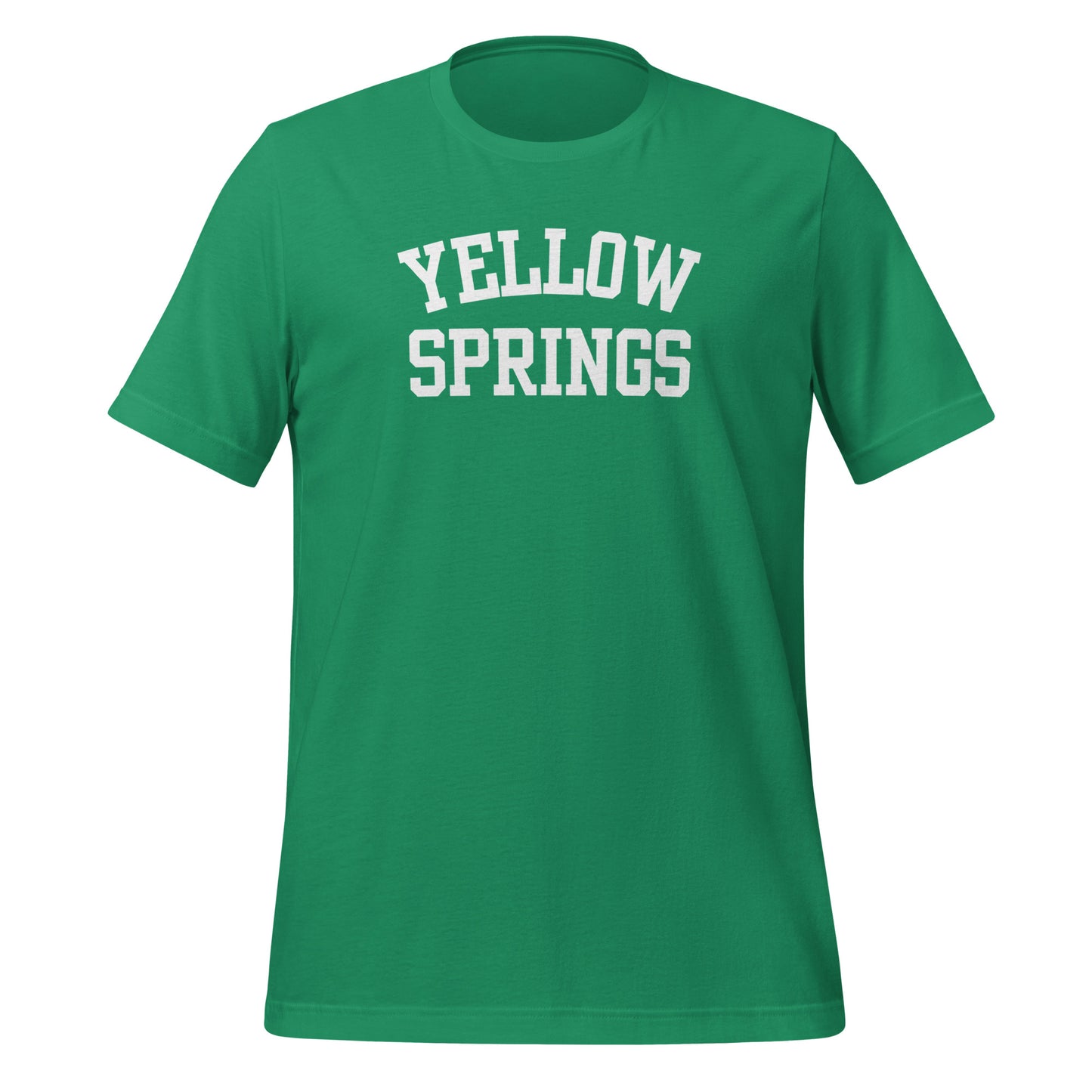 Yellow Springs Ohio Block Solo Unisex t-shirt