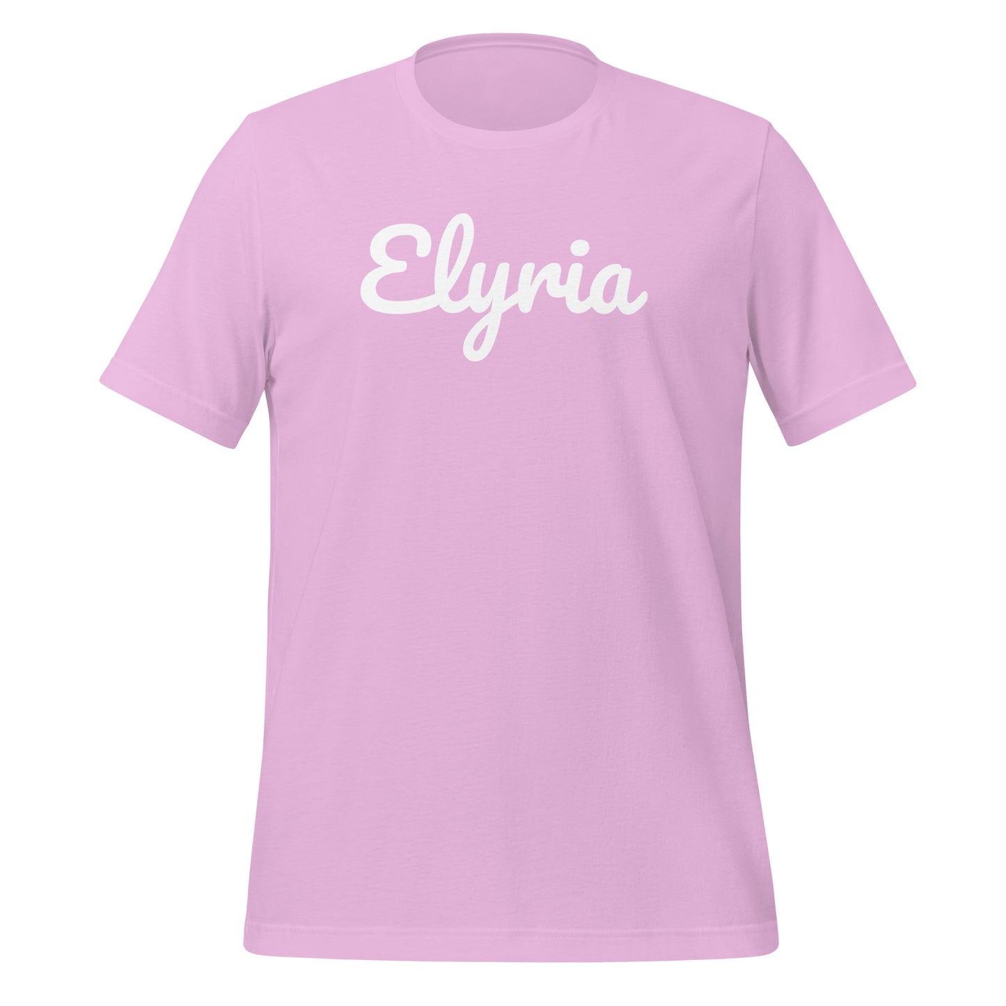 Elyria Ohio Solo Script Unisex t-shirt