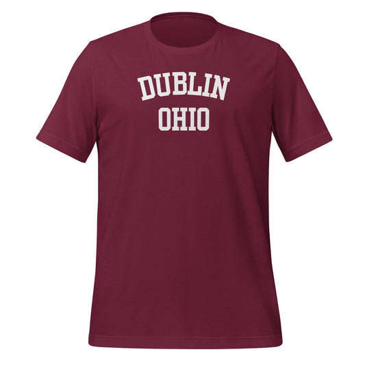 Dublin Ohio Block Short Sleeve Unisex t-shirt