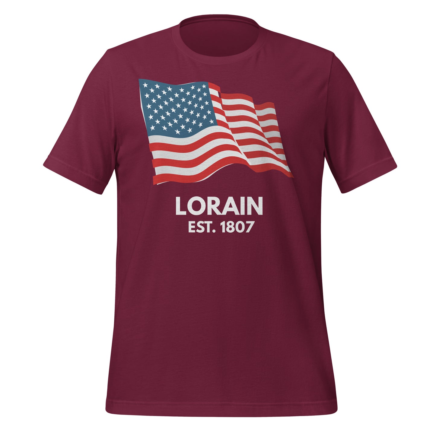 Lorain Ohio USA Short Sleeve Unisex t-shirt