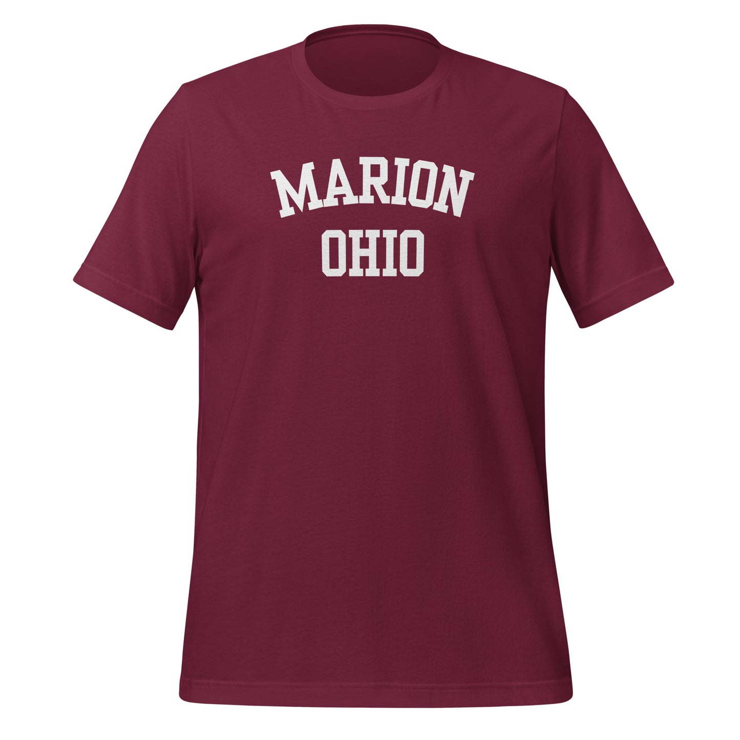 Marion Ohio Block Short Sleeve Unisex t-shirt