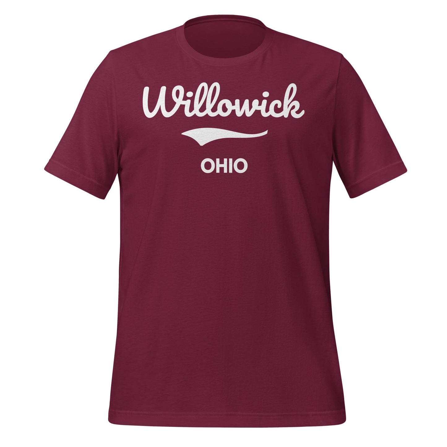 Willowick Ohio Script Short Sleeve Unisex t-shirt