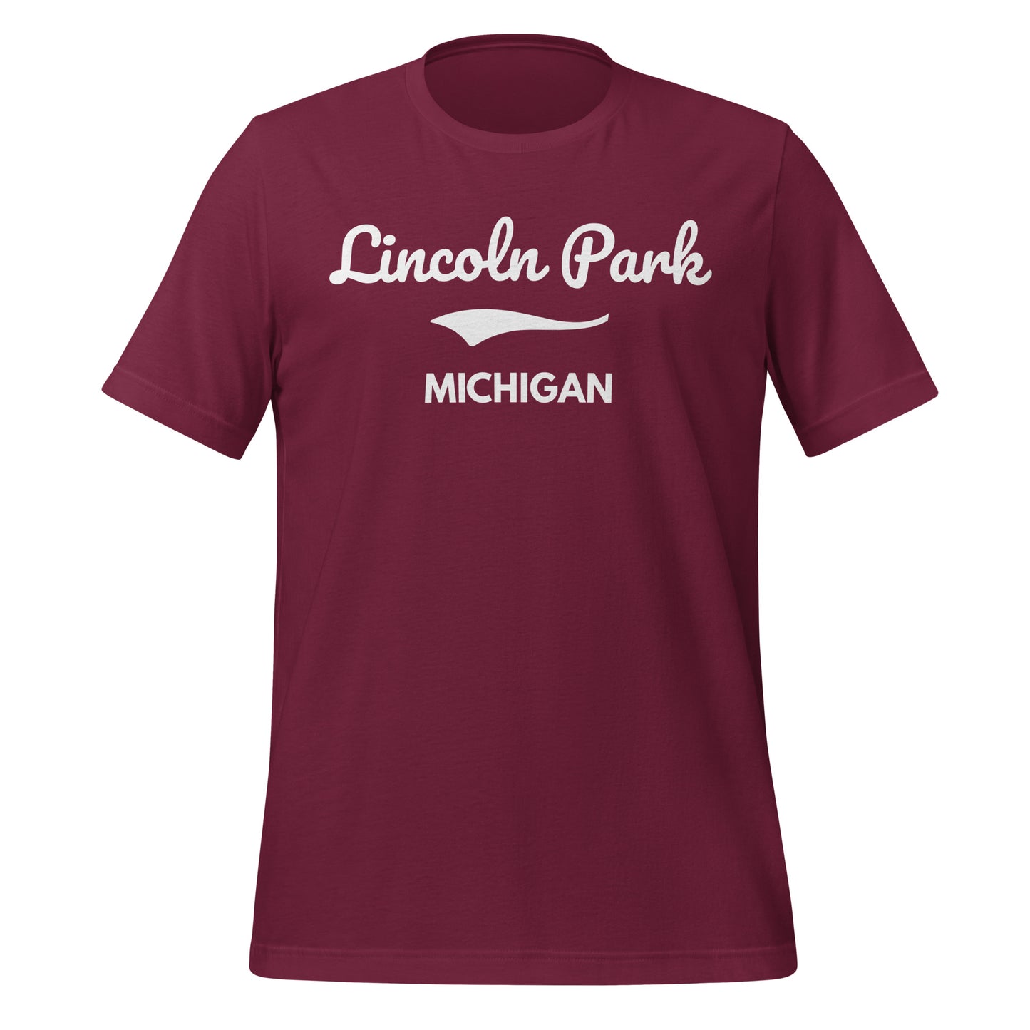 Lincoln Park, Michigan Script Short Sleeve Unisex T-Shirt