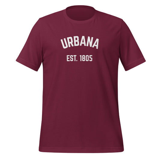 Urbana Ohio EST Short Sleeve Unisex t-shirt