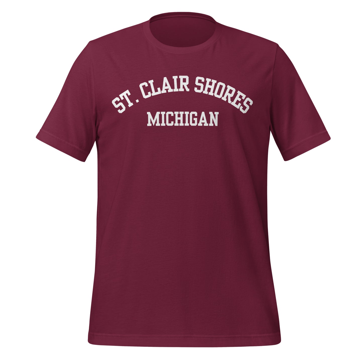 St. Clair Michigan Block Short Sleeve Unisex t-shirt