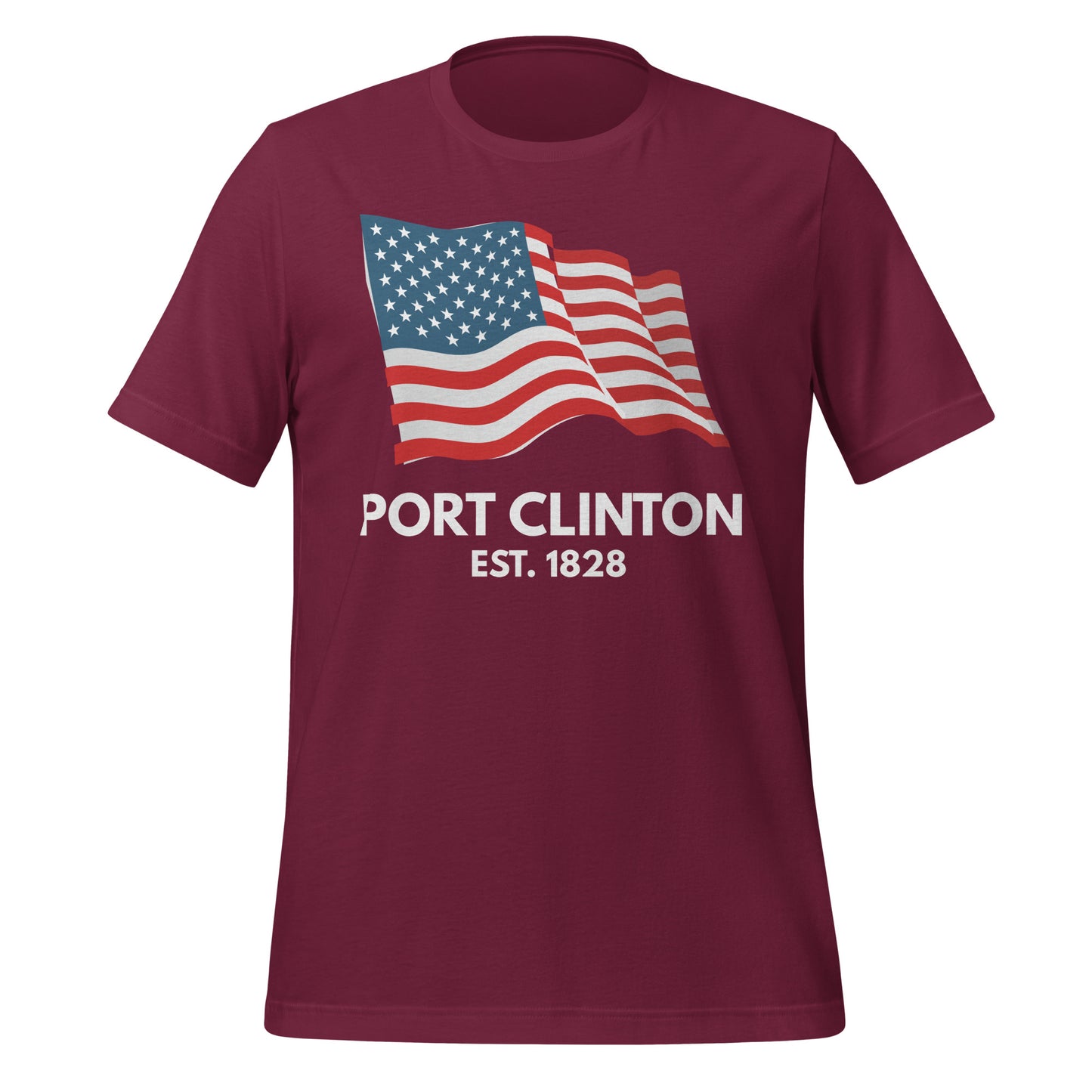 Port Clinton Ohio Fourth of July Short Sleeve Unisex t-shirt